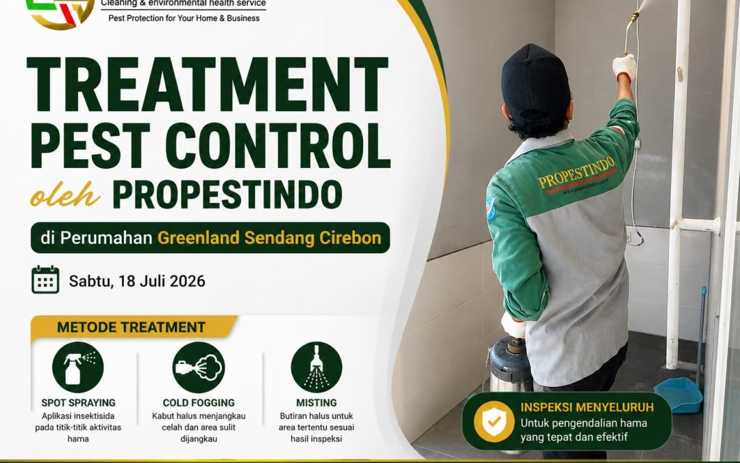 Treatment Pest Control di Perumahan Greenland Sendang Cirebon untuk Mengendalikan Aktivitas Hama