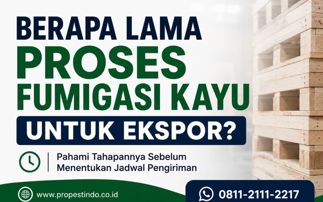 Berapa Lama Proses Fumigasi Kayu untuk Ekspor? Pahami Tahapannya Sebelum Menentukan Jadwal Pengiriman