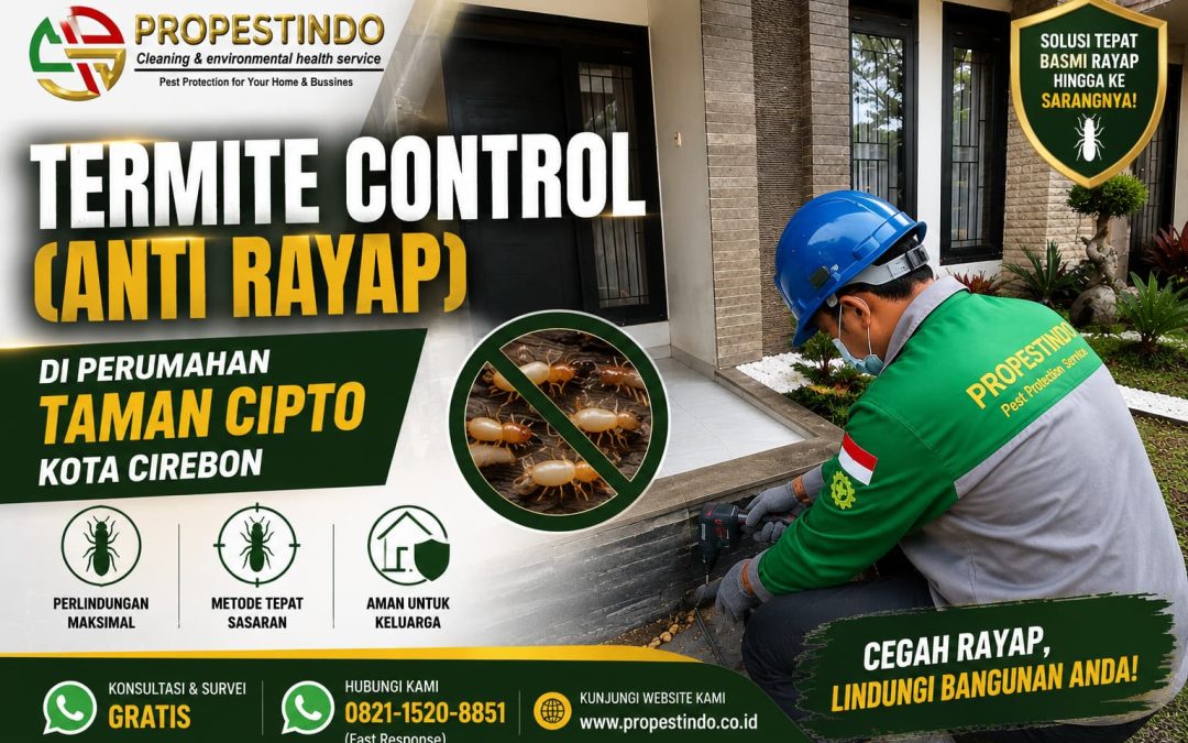 Termite Control (Anti Rayap)  di Perumahan Taman Cipto Kota Cirebon