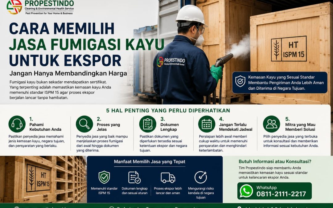 Cara Memilih Jasa Fumigasi Kayu untuk Ekspor, Jangan Hanya Membandingkan Harga
