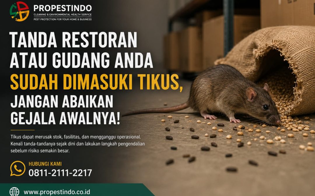 Tanda Restoran atau Gudang Anda Sudah Dimasuki Tikus, Jangan Abaikan Gejala Awalnya