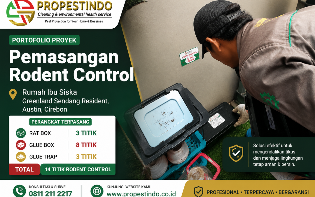 Pemasangan Rodent Control di  Greenland Sendang Resident, Cirebon