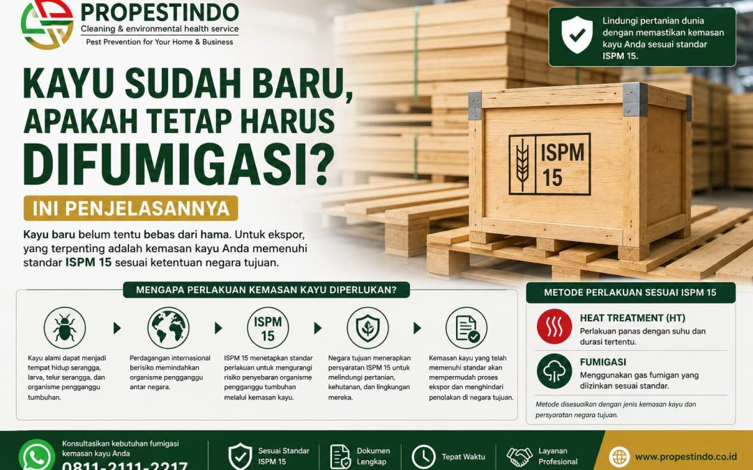 Kayu Sudah Baru, Apakah Tetap Harus Difumigasi? Ini Penjelasannya
