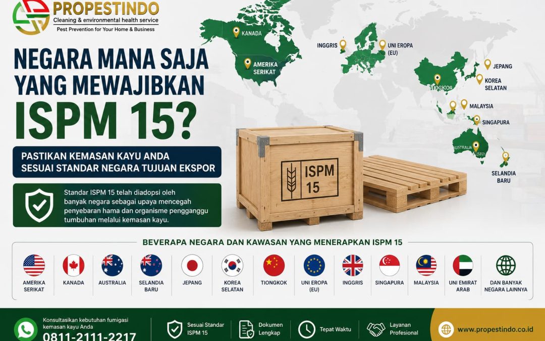 Negara Mana Saja yang Mewajibkan ISPM 15? Ini yang Perlu Diketahui Sebelum Ekspor