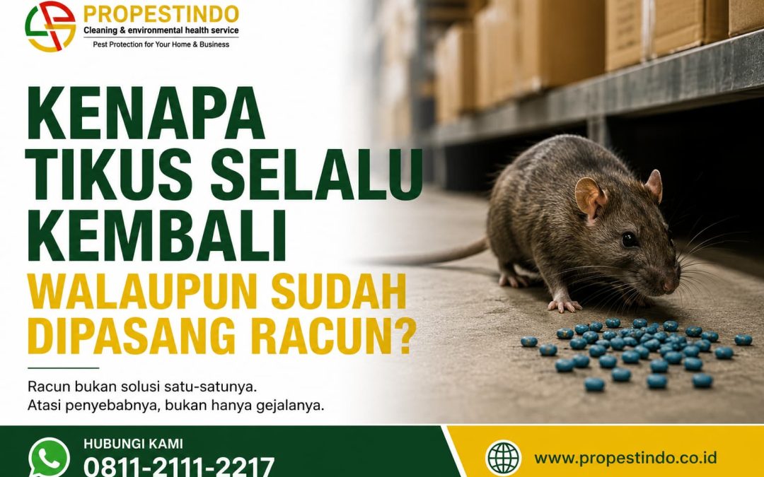 Kenapa Tikus Selalu Kembali Walaupun Sudah Dipasang Racun? Ini Penyebab yang Sering Terlewat