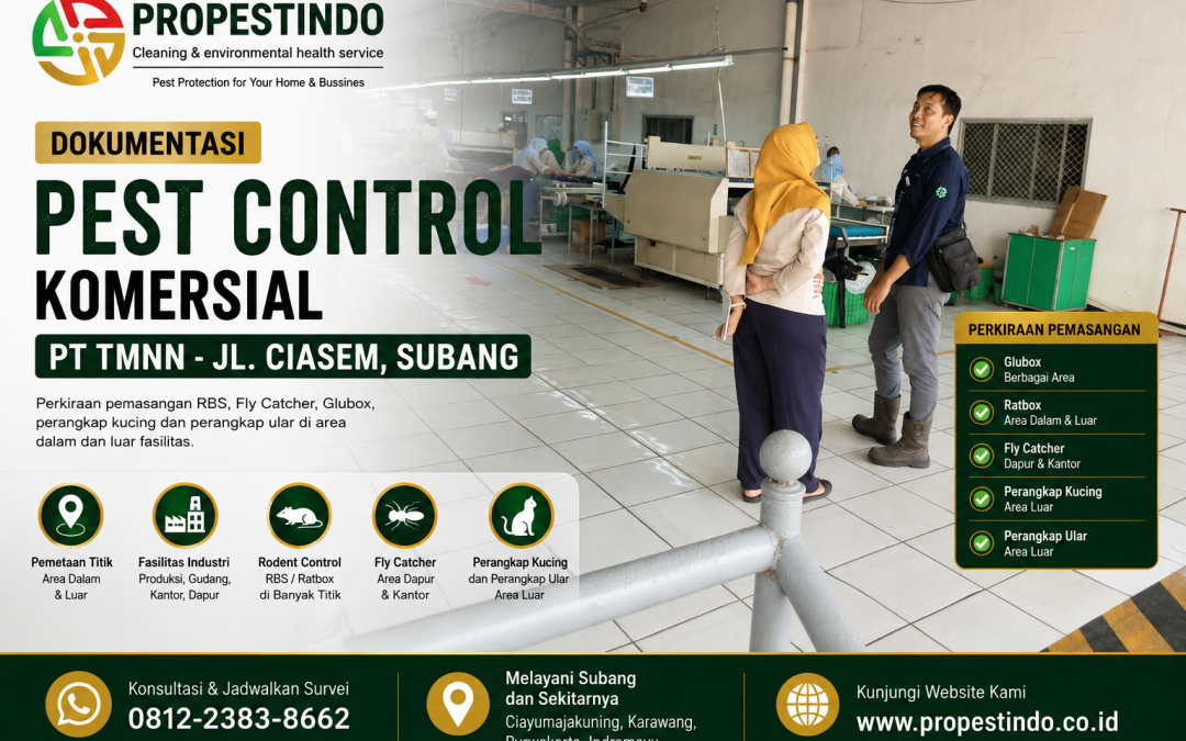 Perkiraan Pemasangan RBS, Fly Catcher, Perangkap Kucing dan Ular di PT TMNN Subang