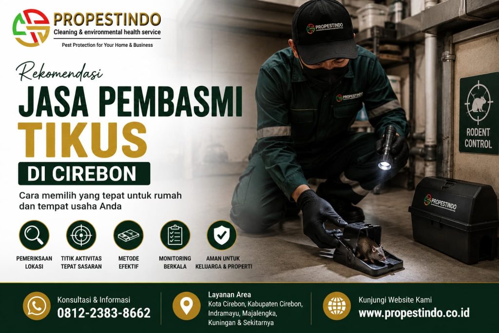 Layanan rodent control untuk pengendalian tikus pada rumah dan properti di Cirebon