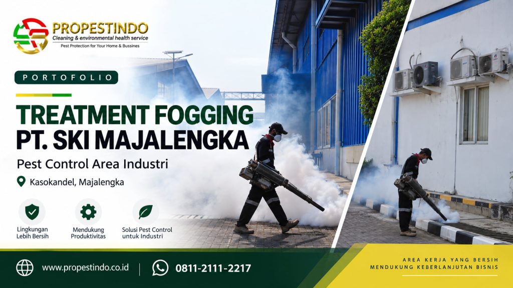 Treatment fogging PT. SKI Majalengka oleh tim Propestindo