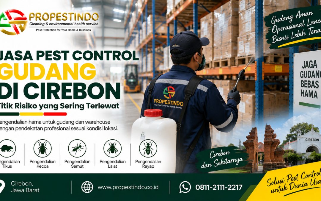 Jasa Pest Control untuk Gudang di Cirebon: Titik yang Sering Terlewat