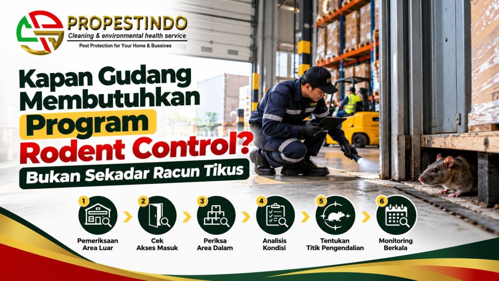 Program rodent control untuk pengendalian tikus di gudang