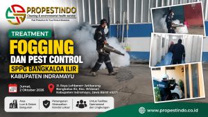 Treatment fogging SPPG Bangkaloa Ilir Indramayu oleh tim Propestindo