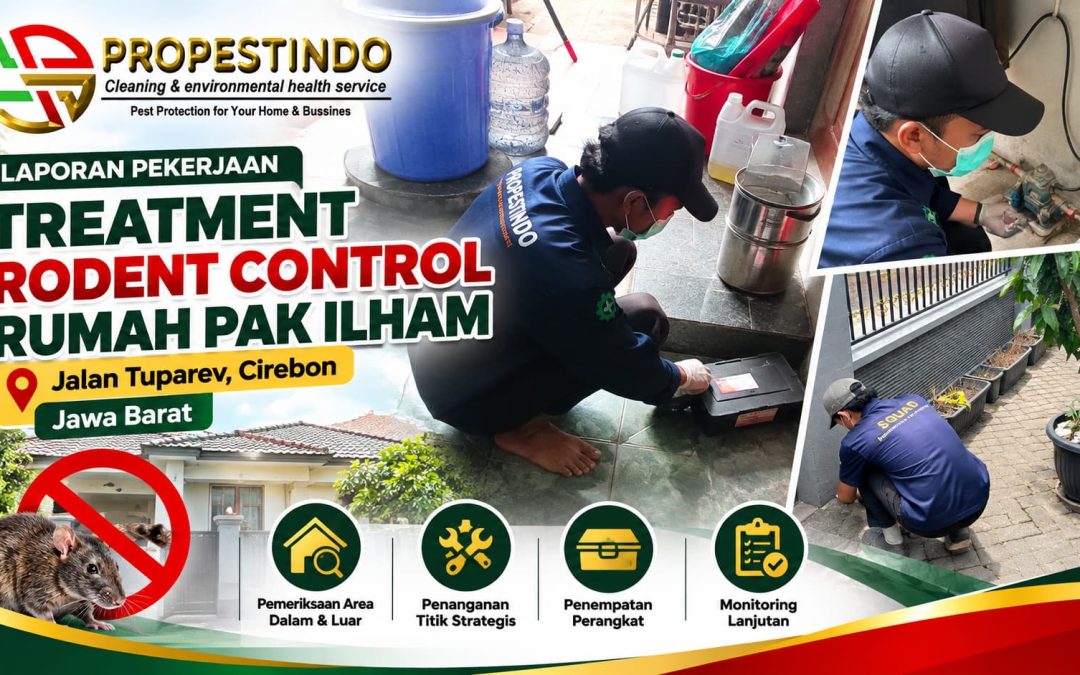 Treatment Rodent Control Rumah Pak Ilham Jalan Tuparev Cirebon